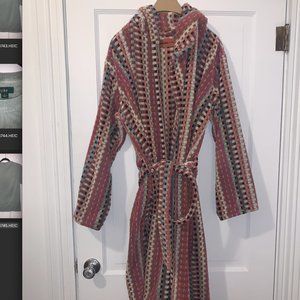 Missoni Patterned Bath Robe w/ Hood